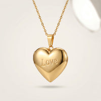 Thumbnail for Love Herz-Medaillon Halskette mit Foto