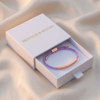 Thumbnail for Armband lila — in der Geschenkbox, Roségold | SKU: lemauve-rg