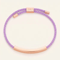 Thumbnail for Armband lila — Produktfoto auf weißem Hintergrund, Roségold | SKU: lemauve-rg