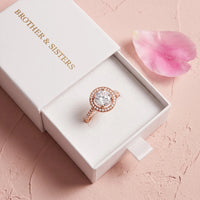 Thumbnail for Verlobungsring rosegold — in der Geschenkbox, Roségold | SKU: 101791-4.5-rose-gold