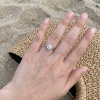 Thumbnail for Ring edelstahl — getragen, echte Größe, Silber | SKU: 33759698-4.5-silver