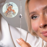 Thumbnail for Sun Personalized Photo Bracelet - Personalized Gift for Women - Custom Jewelry for Her - Custom Bracelet Picture - Personalised Photo Gift Bracelet Brother & Sisters