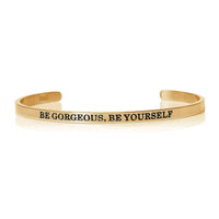 Thumbnail for Armband mit spruch — Produktfoto auf weißem Hintergrund, Gold