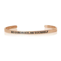 Thumbnail for Armband mit spruch — Produktfoto auf weißem Hintergrund, Roségold