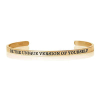 Thumbnail for Spruch armband — Produktfoto auf weißem Hintergrund, Gold
