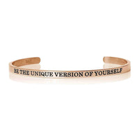 Thumbnail for Spruch armband — Produktfoto auf weißem Hintergrund, Roségold