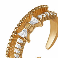 Thumbnail for Schmetterling ring — Produktfoto auf weißem Hintergrund, Gold
