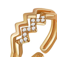 Thumbnail for Ring verstellbar — Produktfoto auf weißem Hintergrund, Gold