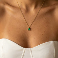 Thumbnail for Smaragd Anhänger Halskette