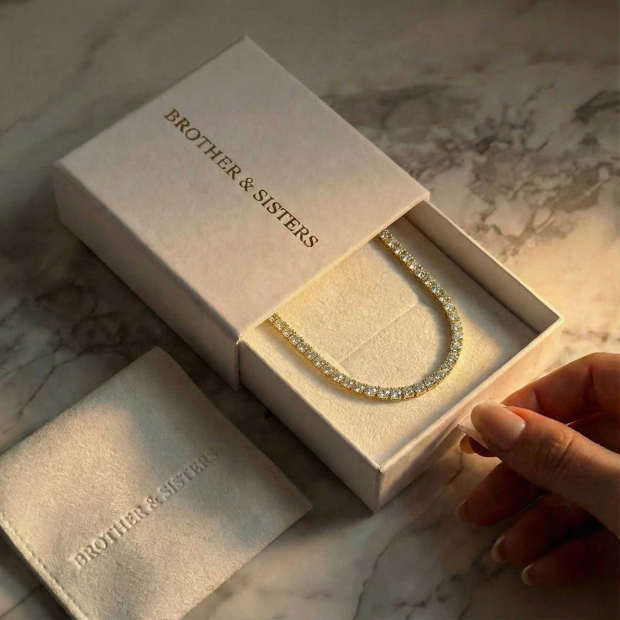 Isolde Tennis Halskette