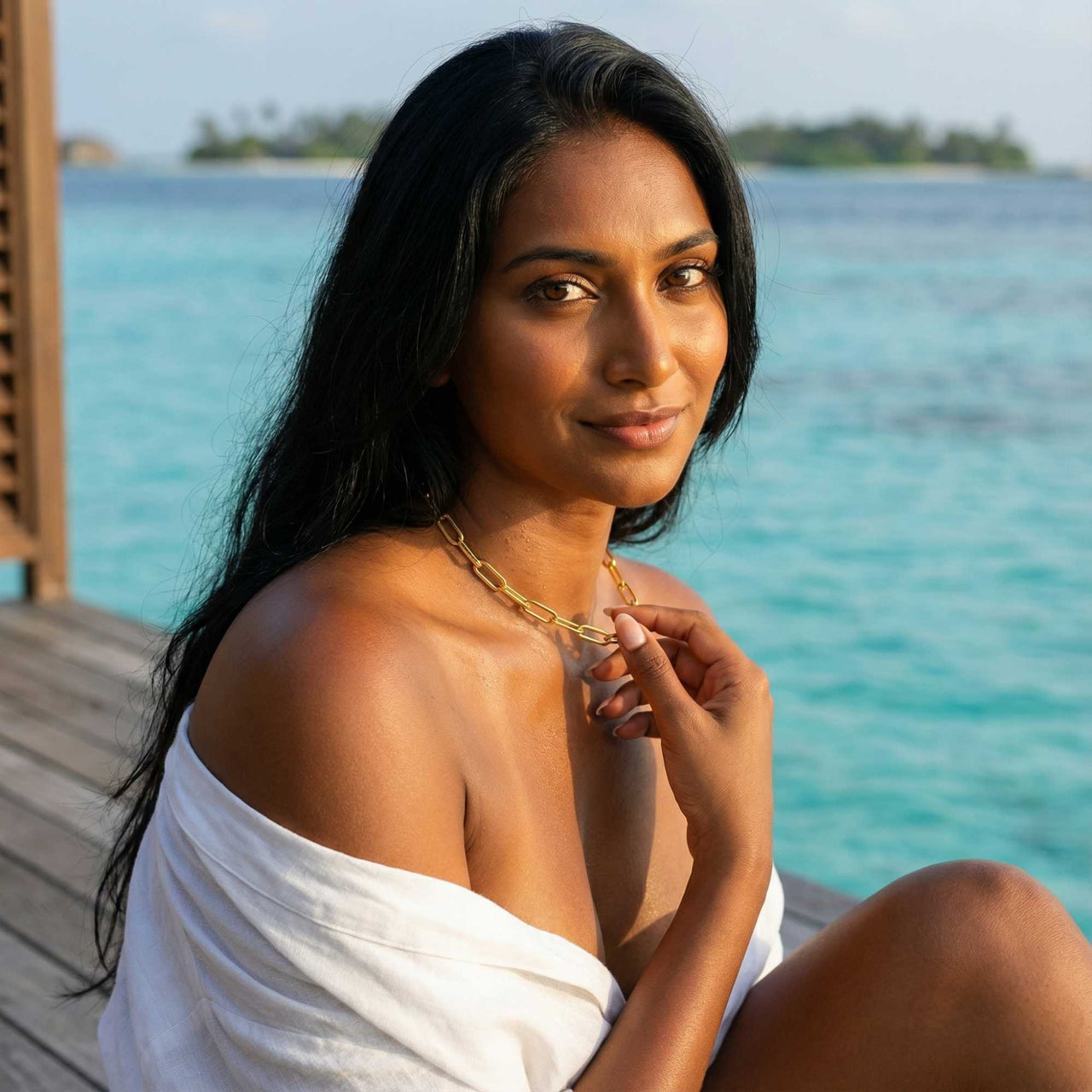 Ria Büroklammer-Ketten Halskette