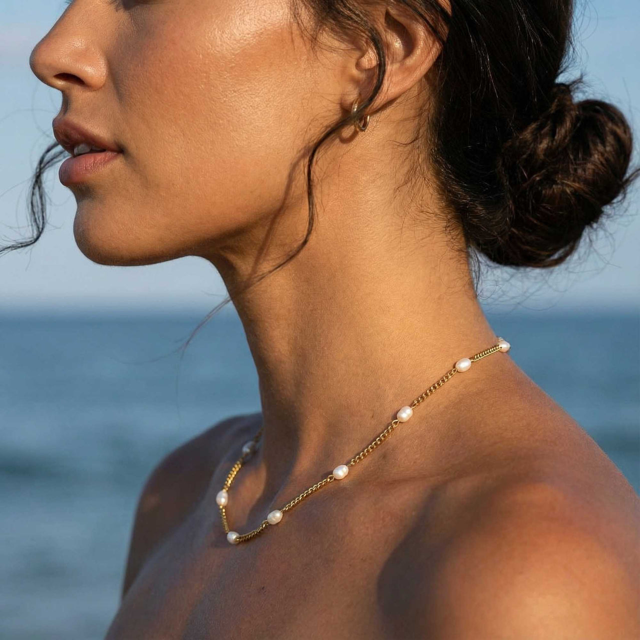 Zarter Perlen Choker