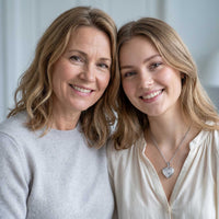 Thumbnail for Blumen-Herz-Medaillon Halskette mit Foto