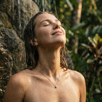 Thumbnail for Kristall Blumen Anhänger Kette