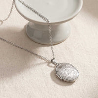 Thumbnail for Florale Foto-Medaillon-Kette