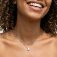 Thumbnail for Kristall Blumen Anhänger Kette