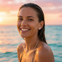 Thumbnail for Kristall Blumen Ohrstecker