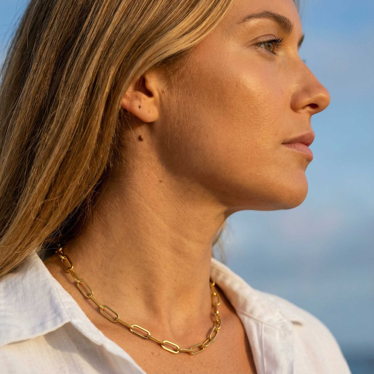 Ria Büroklammer-Ketten Halskette