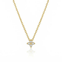 Thumbnail for Kristall Blumen Anhänger Kette