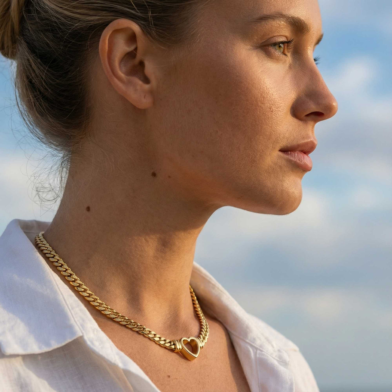 Vali Herz-Choker Halskette