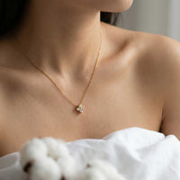 Thumbnail for Kristall Blumen Anhänger Kette