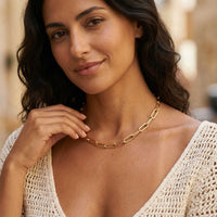 Thumbnail for Ria Büroklammer-Ketten Halskette