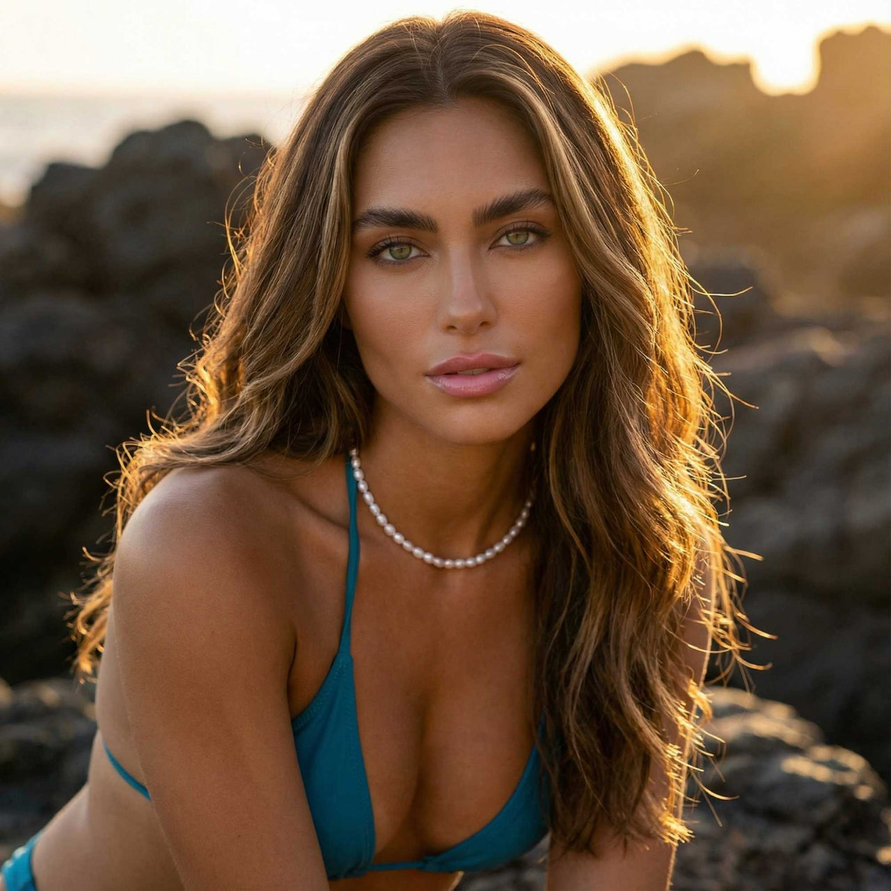 Süßwasserperlen Choker