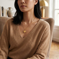 Thumbnail for Scroll-Herz-Foto-Medaillon-Kette