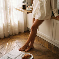 Thumbnail for Fußkettchen Gold Herz-Station