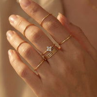 Thumbnail for Kristall Blumen Ring