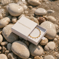 Thumbnail for Positano Fußkettchen Gold mit Kügelchen