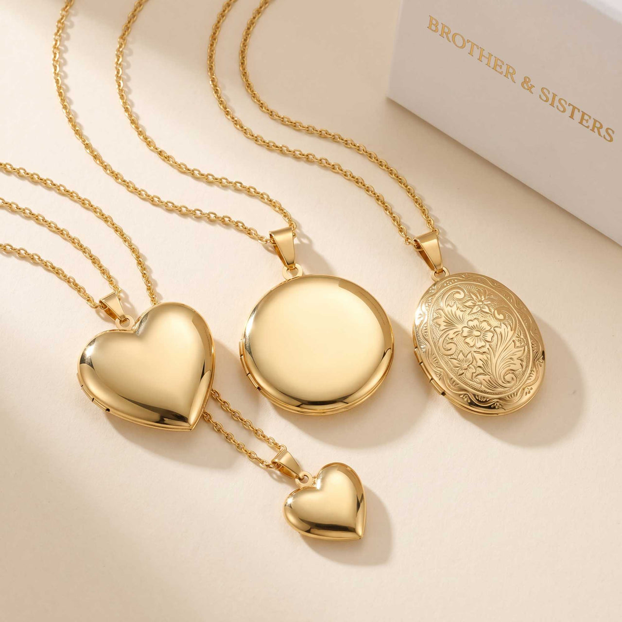 Runde Foto-Medaillon-Kette