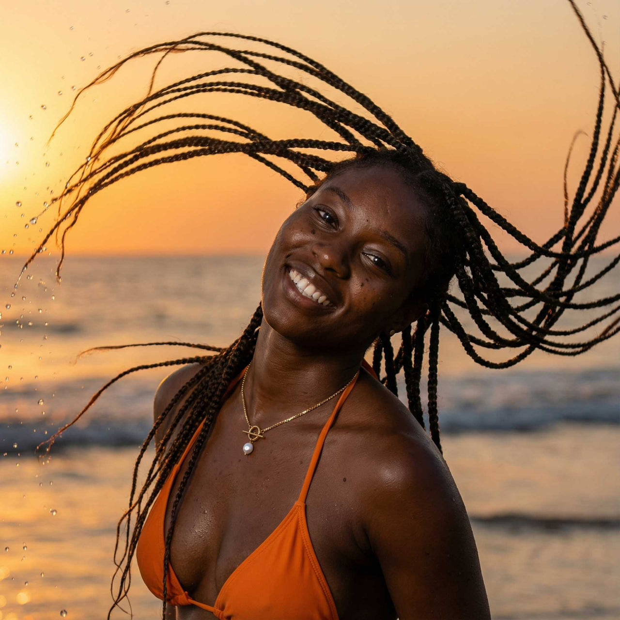 La Isla Perlen Toggle Halskette