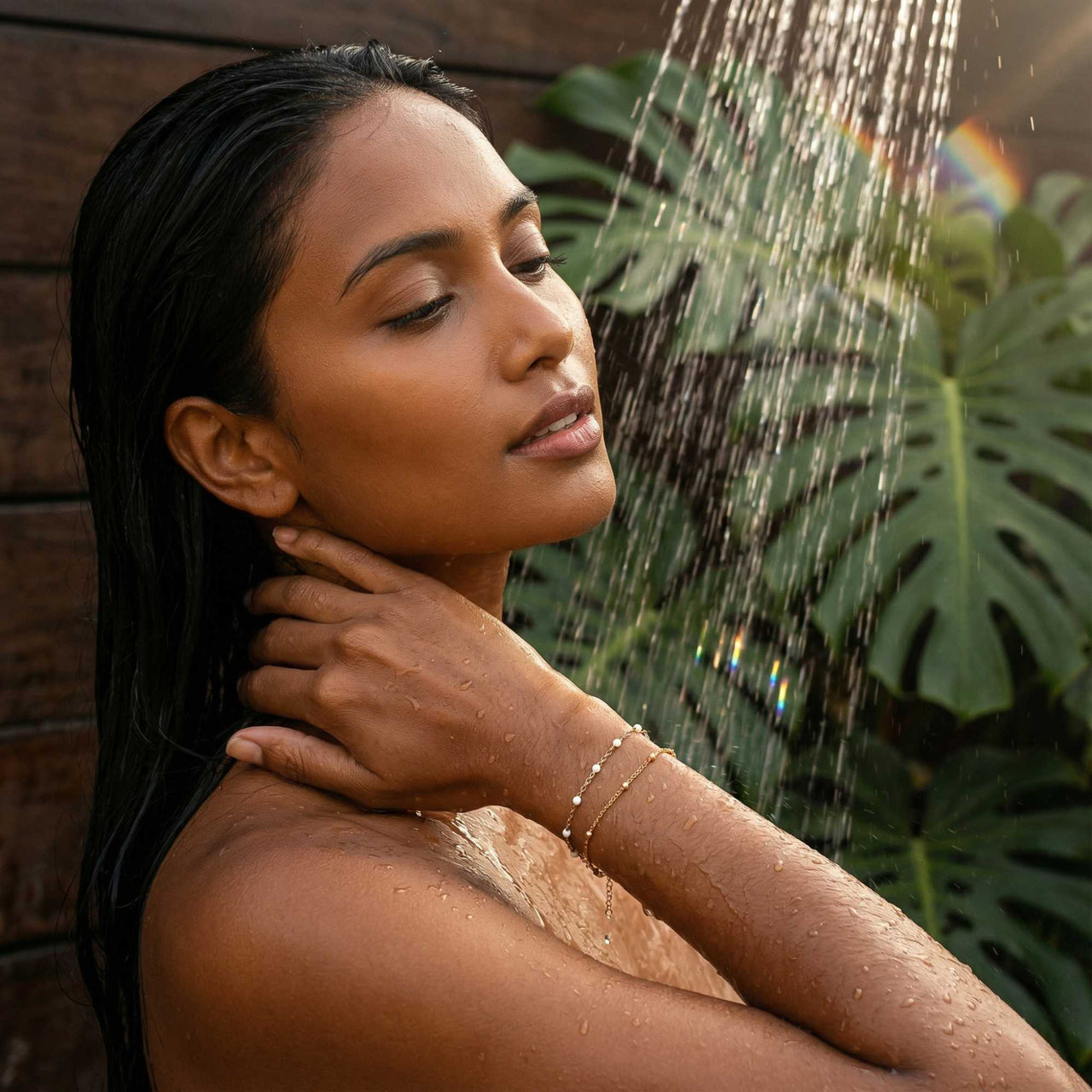 Double White Armband