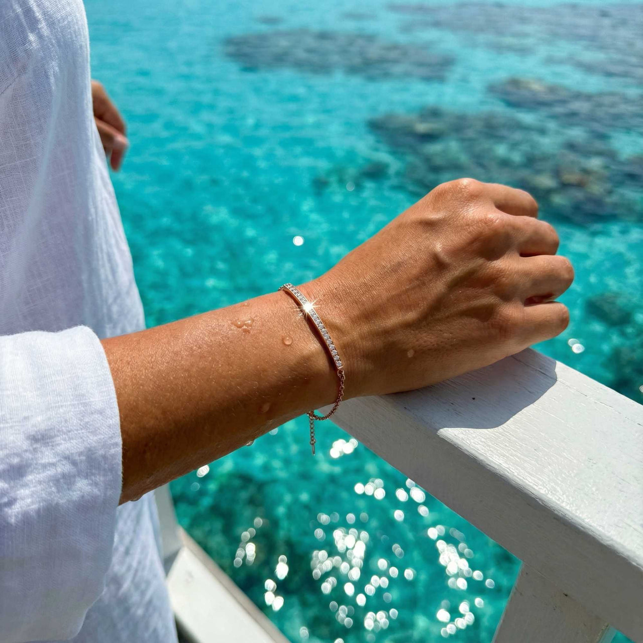 Armreif mit österreichischen Kristallen