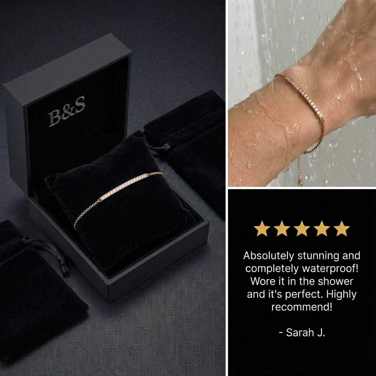 Armreif mit österreichischen Kristallen