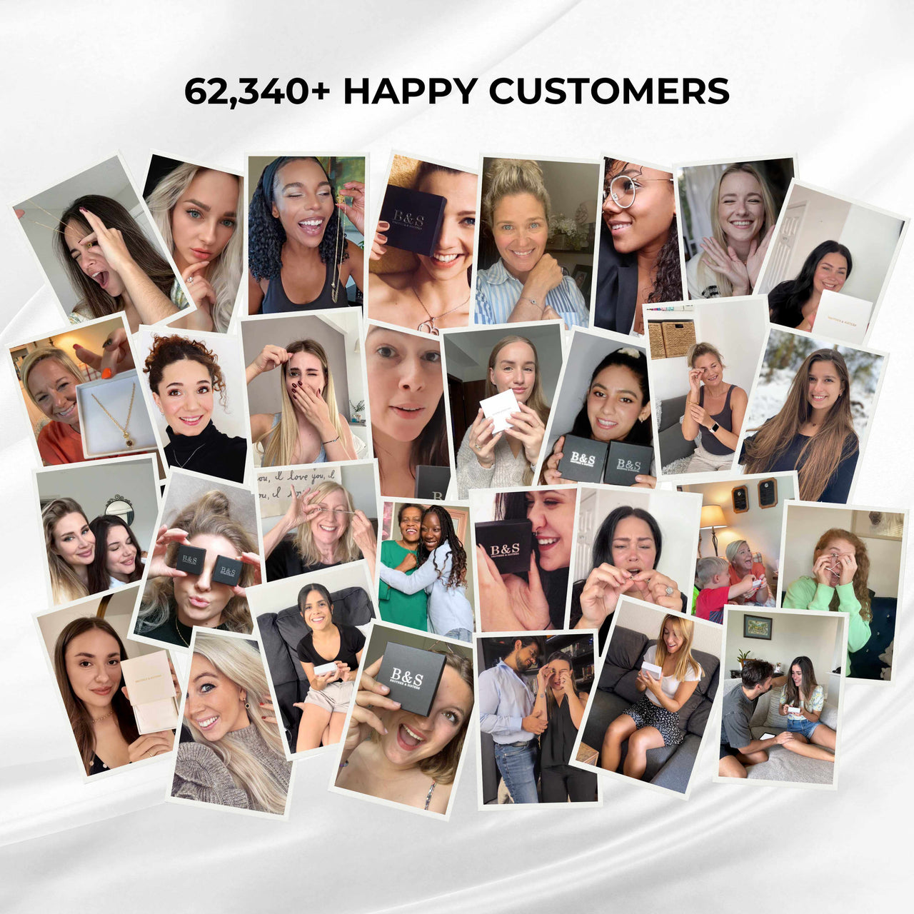 Collage of 62,340+ happy Brother & Sisters customers