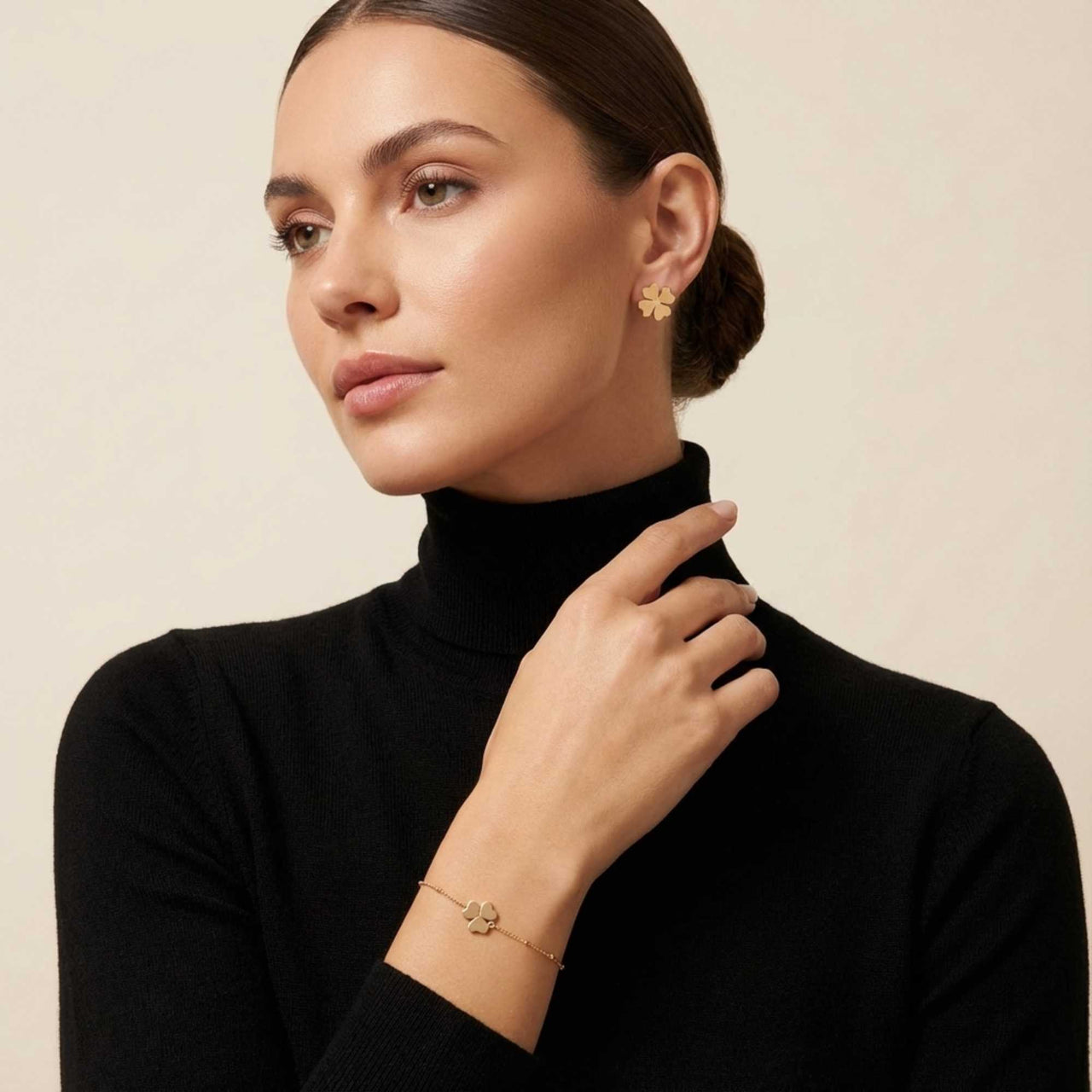 Glücks-Kleeblatt Armband