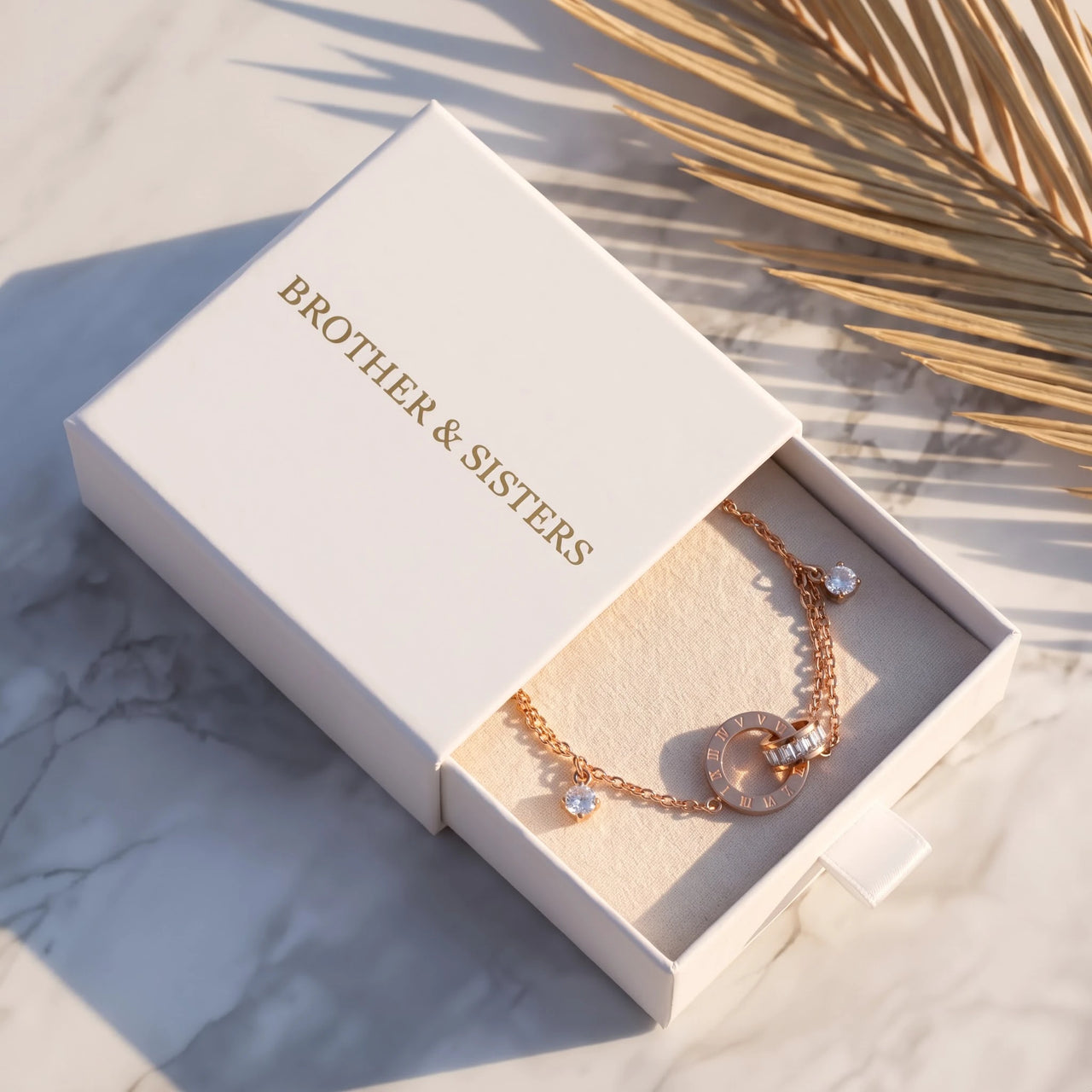 Wasserfester schmuck — in der Geschenkbox, Roségold | SKU: 25535338-rose-gold