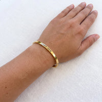Thumbnail for Carpe diem armband — getragen, echte Größe, Gold | SKU: cp-g