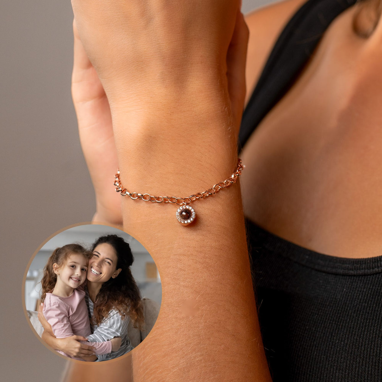 Halo Photo Bracelet