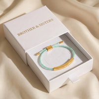 Thumbnail for Kordelarmband — in der Geschenkbox, Gold | SKU: lamenthe-g