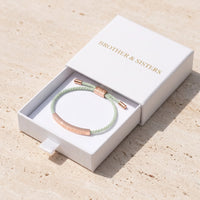 Thumbnail for Kordelarmband — in der Geschenkbox, Roségold | SKU: lanature-rg
