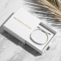 Thumbnail for Armband kordel — in der Geschenkbox, Silber | SKU: lanature-wg