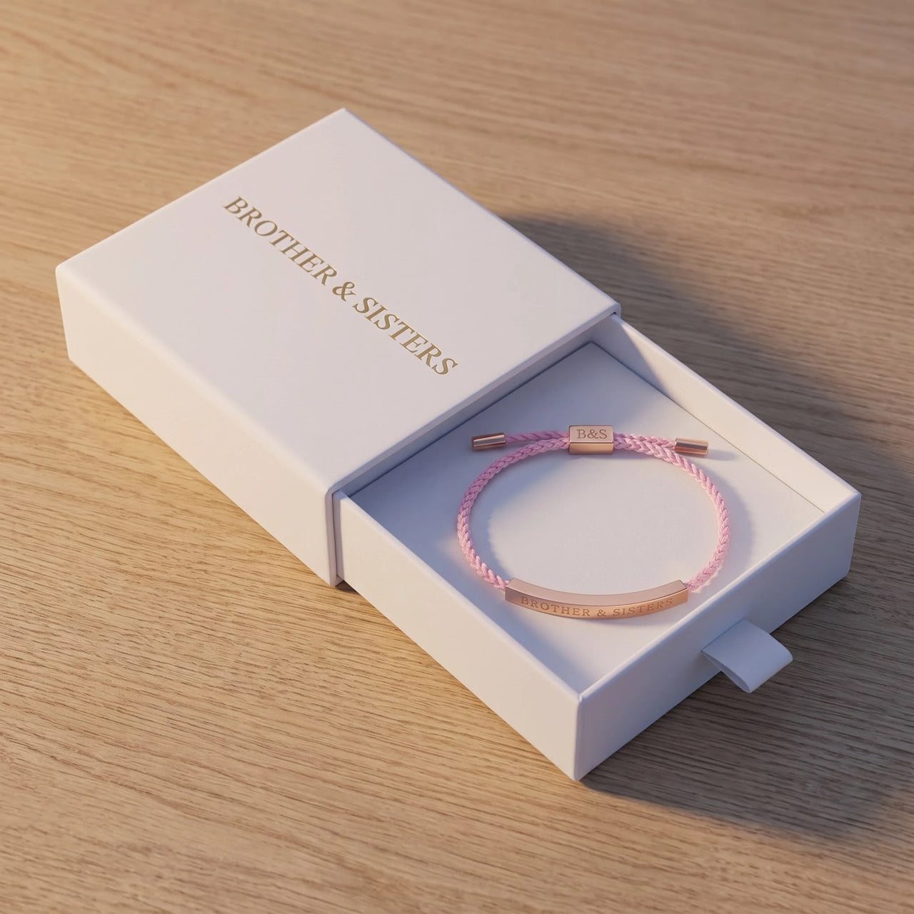 Freundschaftsarmband — in der Geschenkbox, Roségold | SKU: lecorail-rg