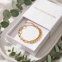 Thumbnail for Armband gold damen — in der Geschenkbox, Gold | SKU: ledouble