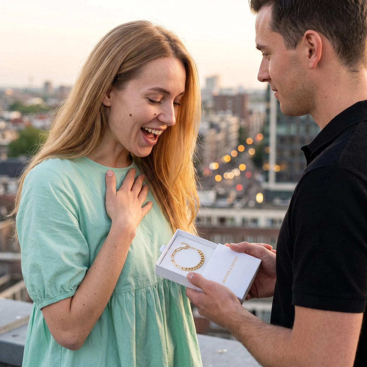 Armband gold — als Geschenk überreicht, Gold | SKU: ledouble