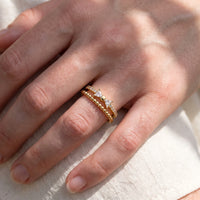 Thumbnail for Ring verstellbar — Nahaufnahme der Details, Gold | SKU: lepapillon