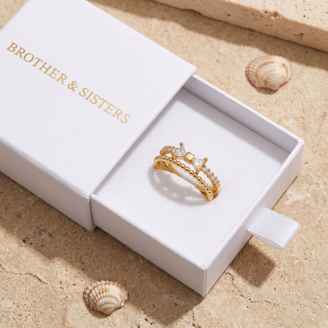 Schmetterling ring — in der Geschenkbox, Gold | SKU: lepapillon