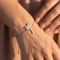 Thumbnail for Zartes armband — Nahaufnahme der Details, Roségold | SKU: 7819407-rose-gold-color